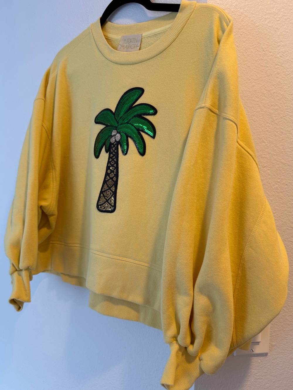 Judith March Medium Oversized Palm Tree Sweatshirt